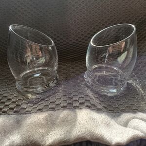 B & B Cognac Liqueur Roly Poly Shot Glasses